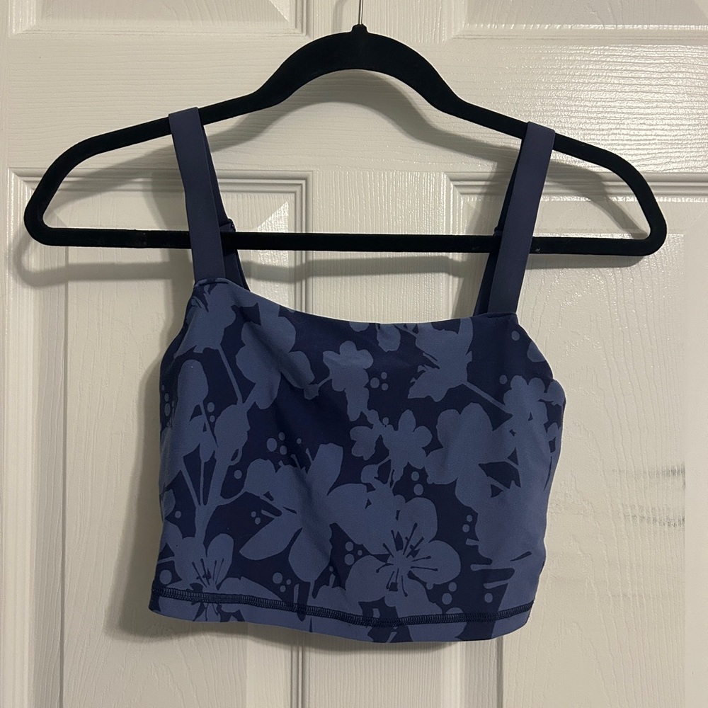Aerie Navy Floral Tank Top